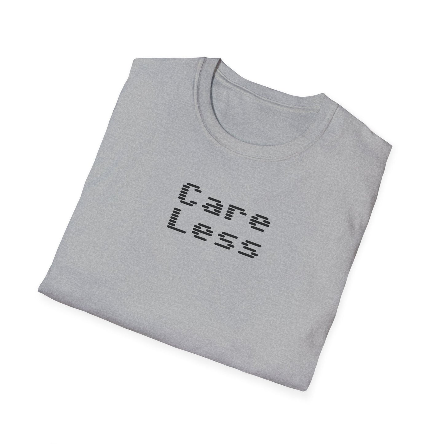 Cool Graphic T-Shirt - Care Less, Casual Wear, Street Style, Gift for Teens, Everyday Comfort, Music Lover Tee
