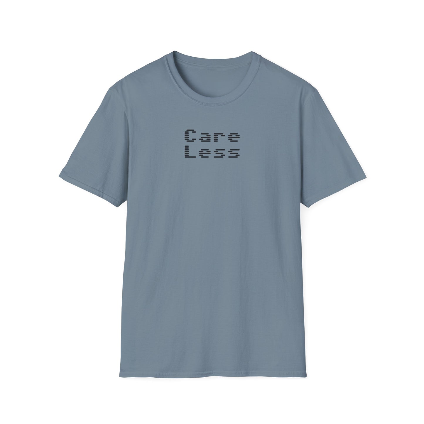 Cool Graphic T-Shirt - Care Less, Casual Wear, Street Style, Gift for Teens, Everyday Comfort, Music Lover Tee