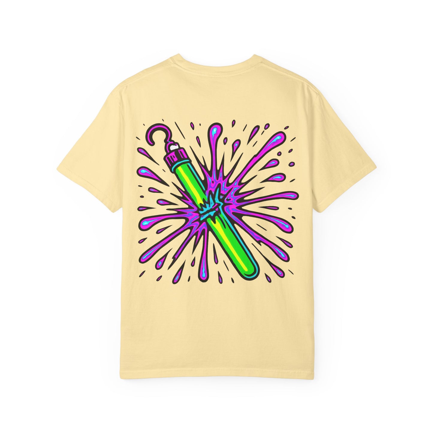 Glow Stick Humor T-shirt, Unisex Cotton Tee for Parties, Fun Gift, Festival Apparel, Glow Party T-shirt, Youth and Adults