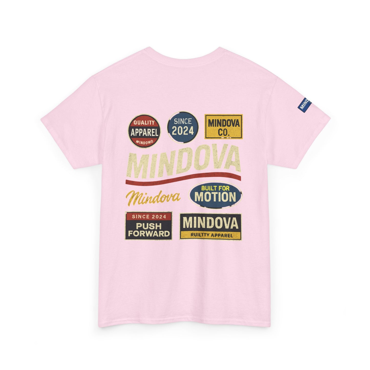 MINDOVA Sticker Series Heavyweight Tee