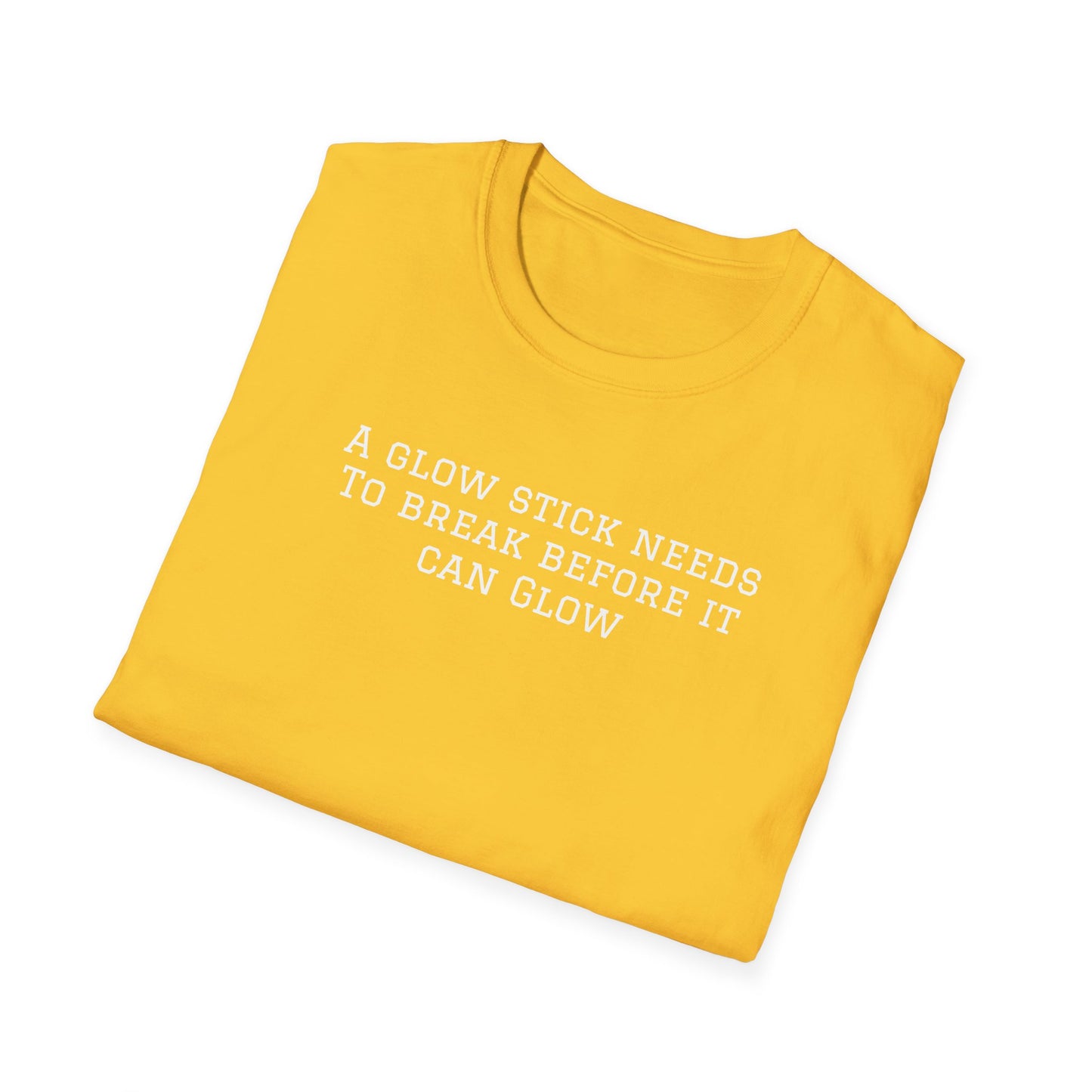 Vibrant Glowstick Graphic T-Shirt
