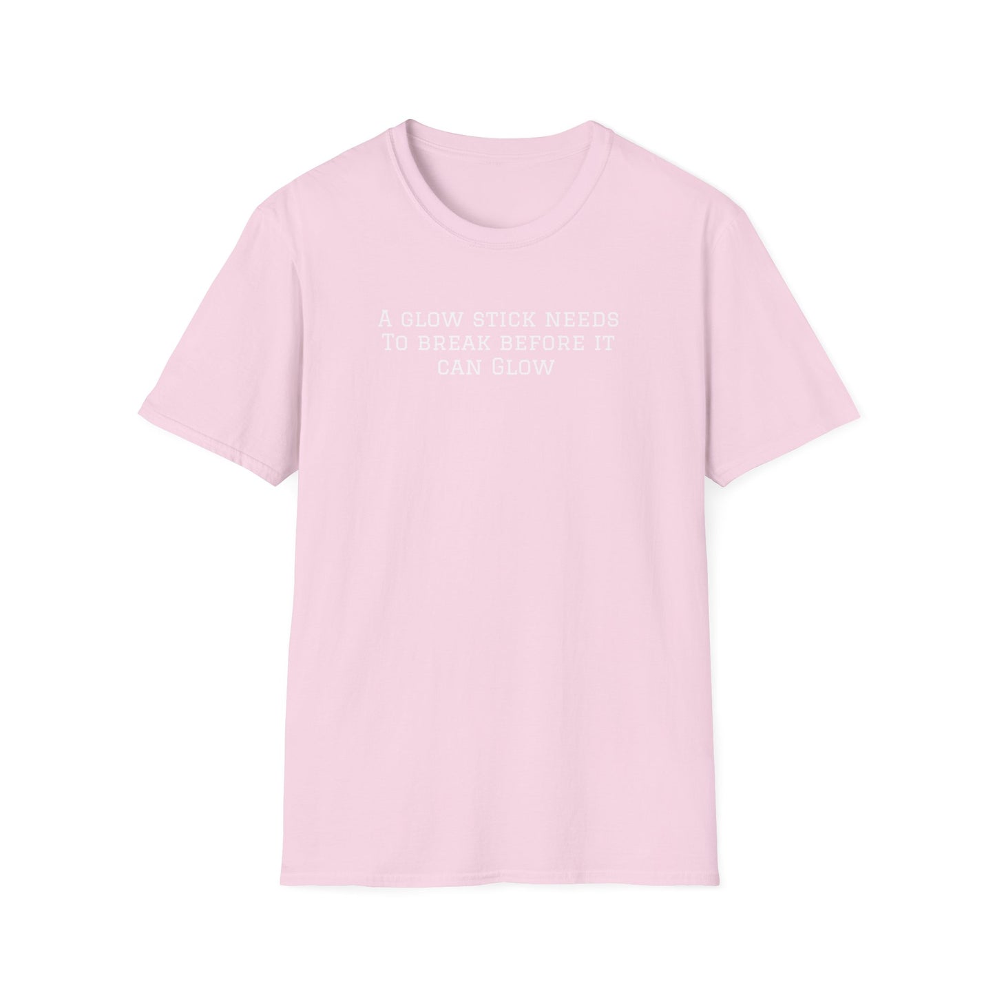 Vibrant Glowstick Graphic T-Shirt