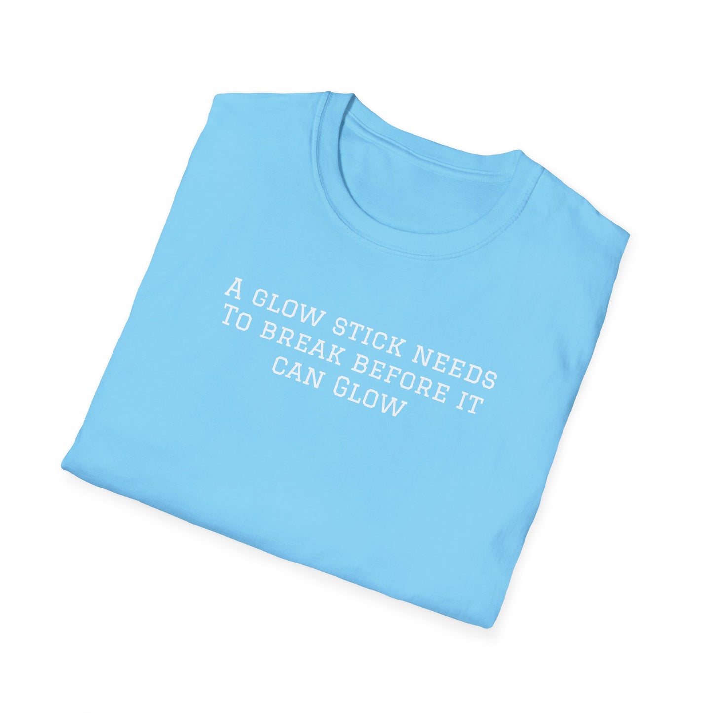 Vibrant Glowstick Graphic T-Shirt