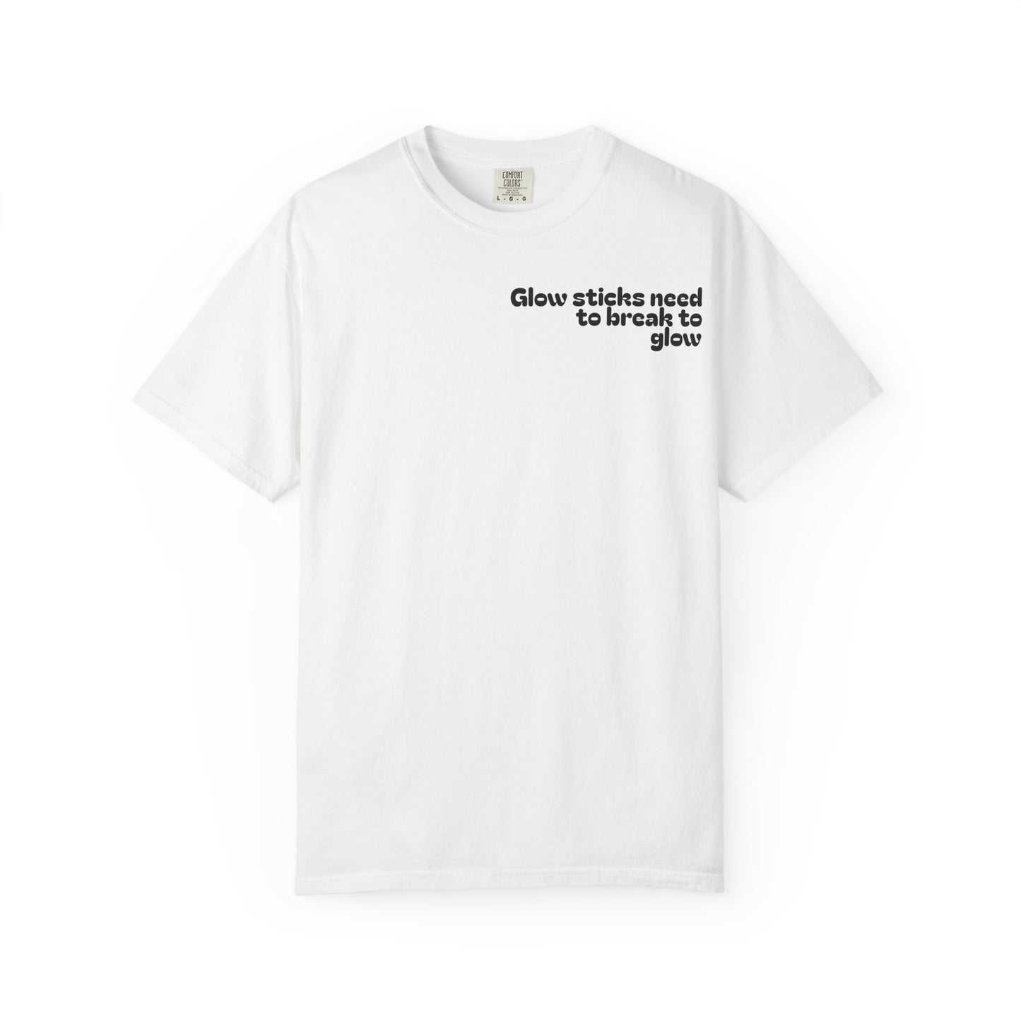 Glow Stick Humor T-shirt, Unisex Cotton Tee for Parties, Fun Gift, Festival Apparel, Glow Party T-shirt, Youth and Adults