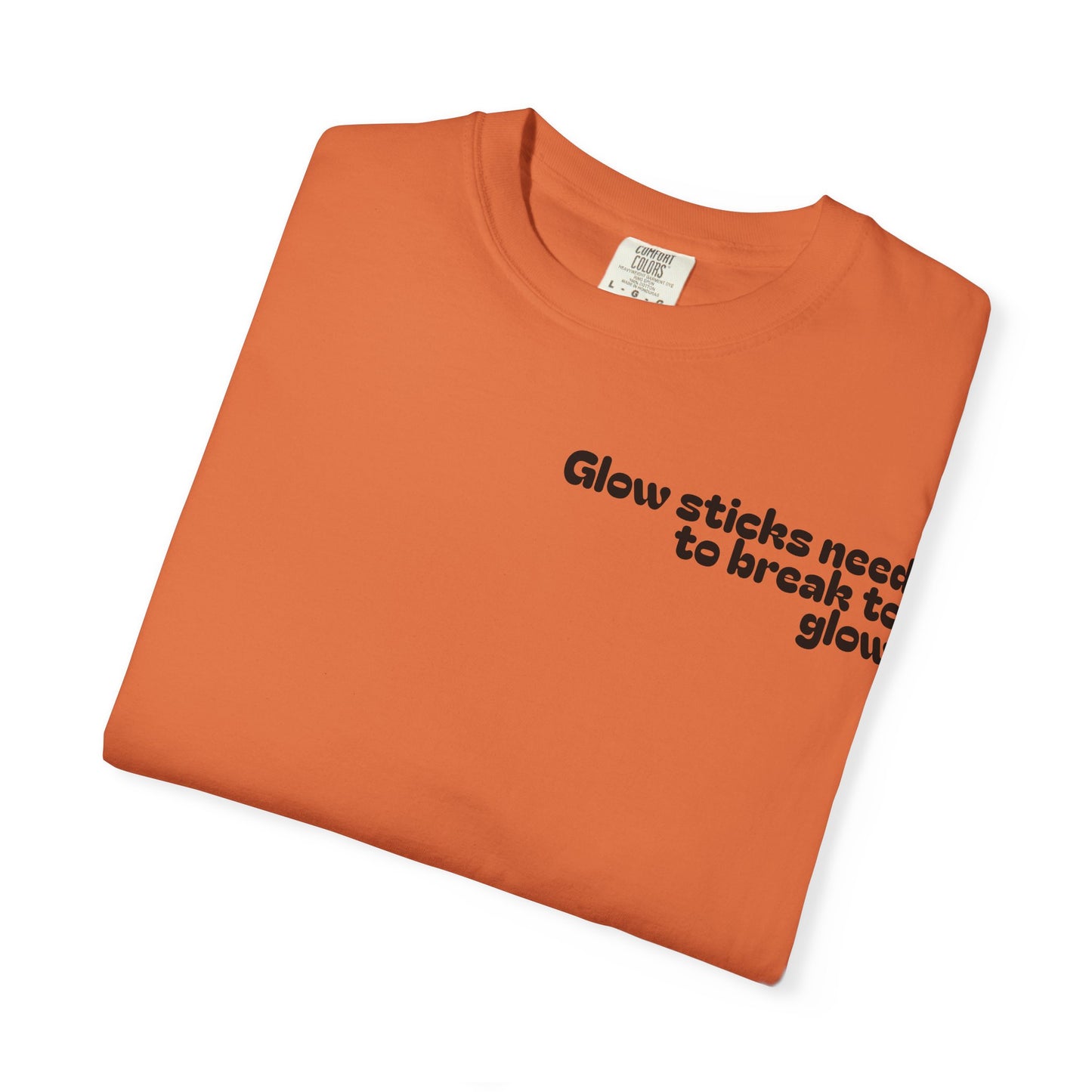 Glow Stick Humor T-shirt, Unisex Cotton Tee for Parties, Fun Gift, Festival Apparel, Glow Party T-shirt, Youth and Adults