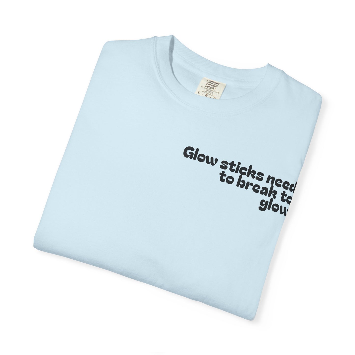 Glow Stick Humor T-shirt, Unisex Cotton Tee for Parties, Fun Gift, Festival Apparel, Glow Party T-shirt, Youth and Adults