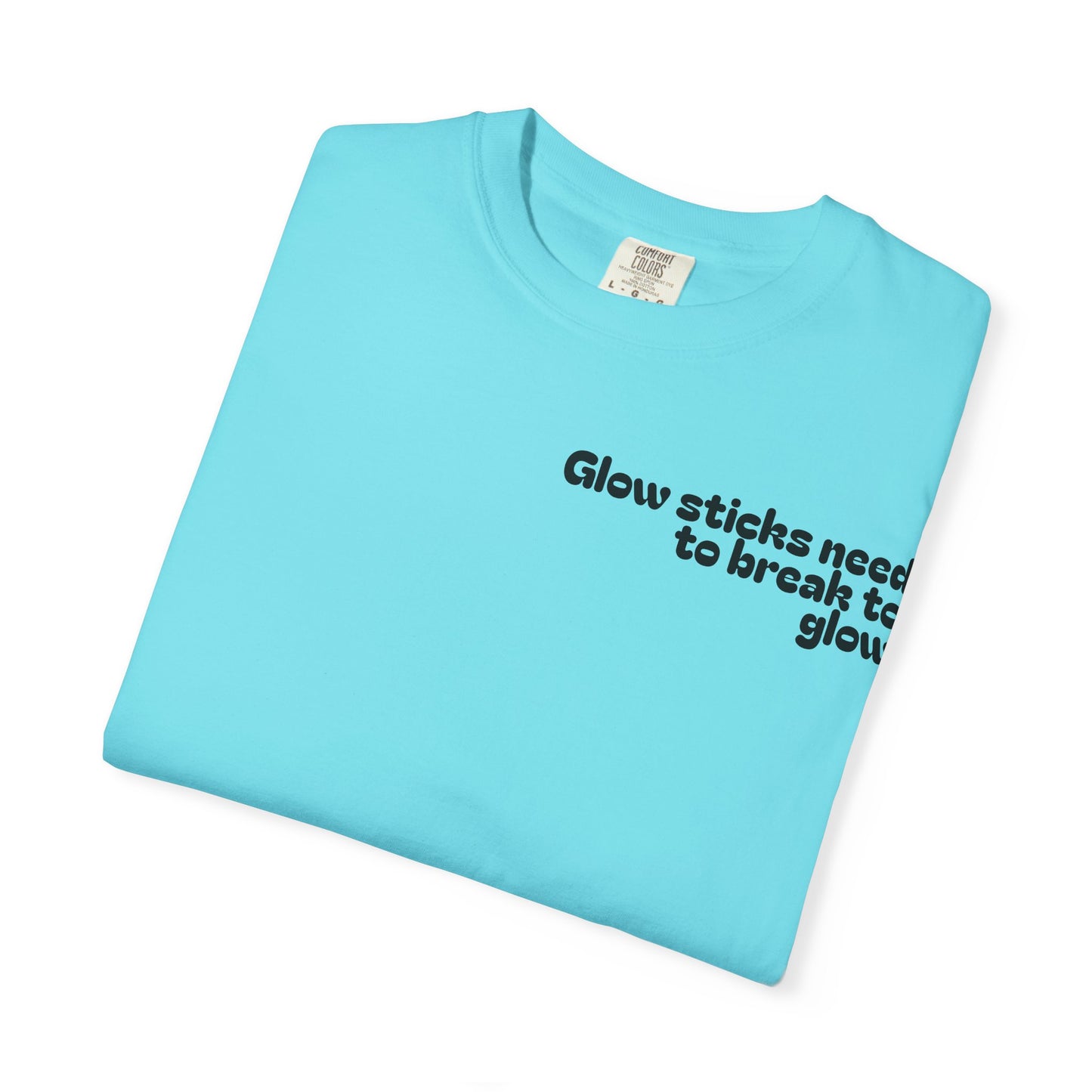 Glow Stick Humor T-shirt, Unisex Cotton Tee for Parties, Fun Gift, Festival Apparel, Glow Party T-shirt, Youth and Adults