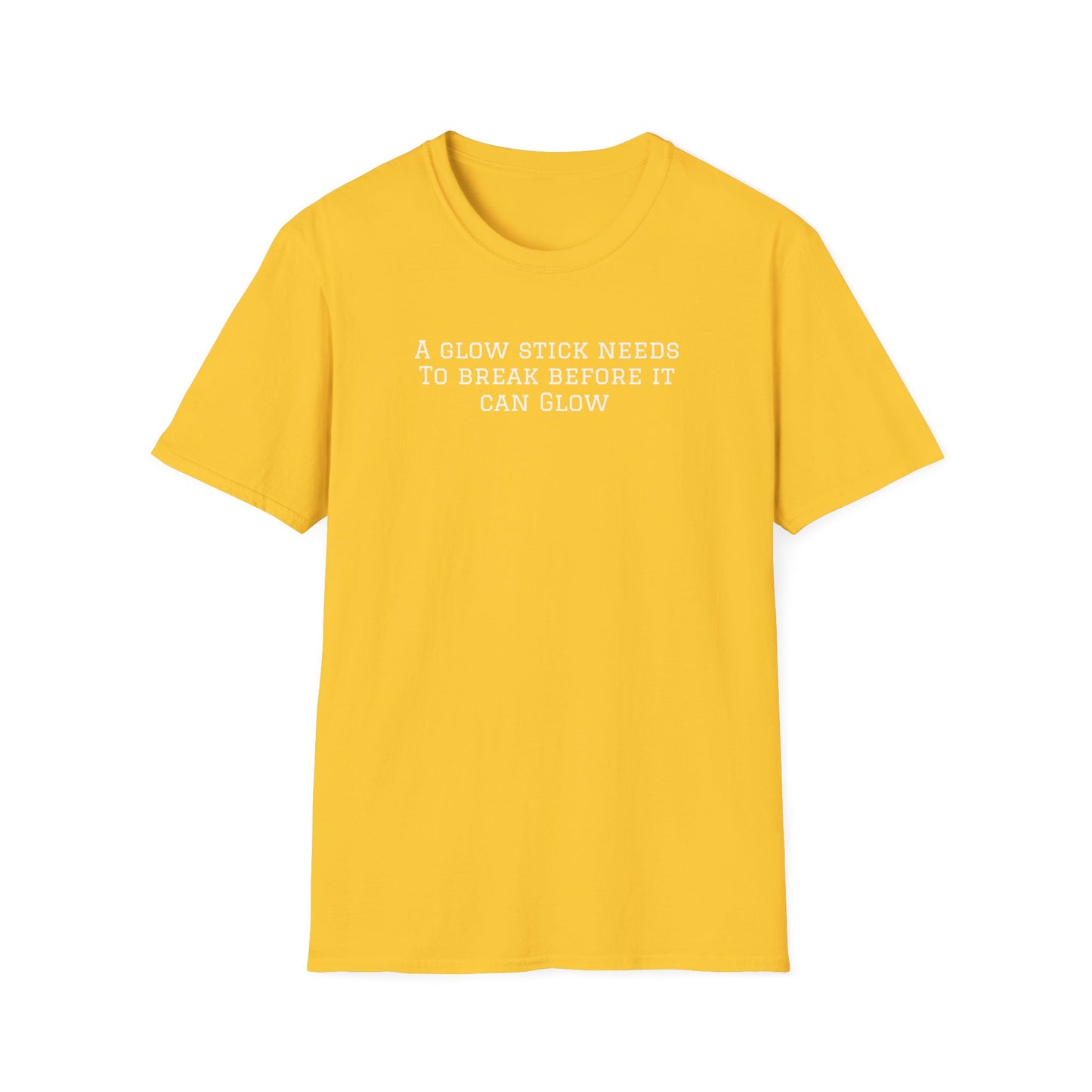 Vibrant Glowstick Graphic T-Shirt