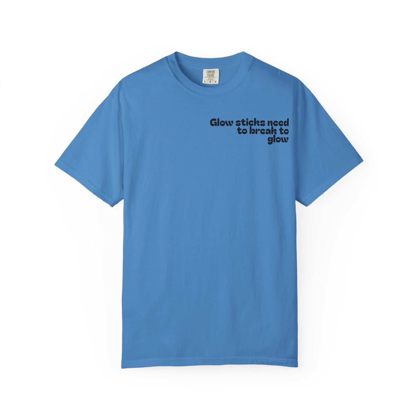 Glow Stick Humor T-shirt, Unisex Cotton Tee for Parties, Fun Gift, Festival Apparel, Glow Party T-shirt, Youth and Adults