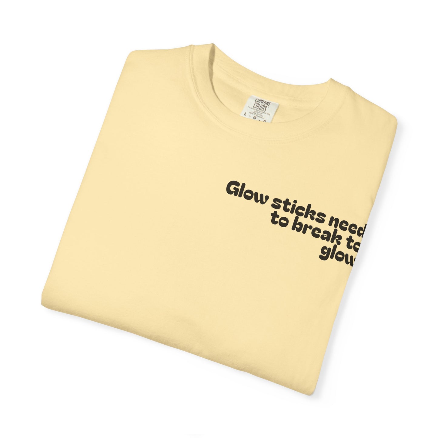 Glow Stick Humor T-shirt, Unisex Cotton Tee for Parties, Fun Gift, Festival Apparel, Glow Party T-shirt, Youth and Adults