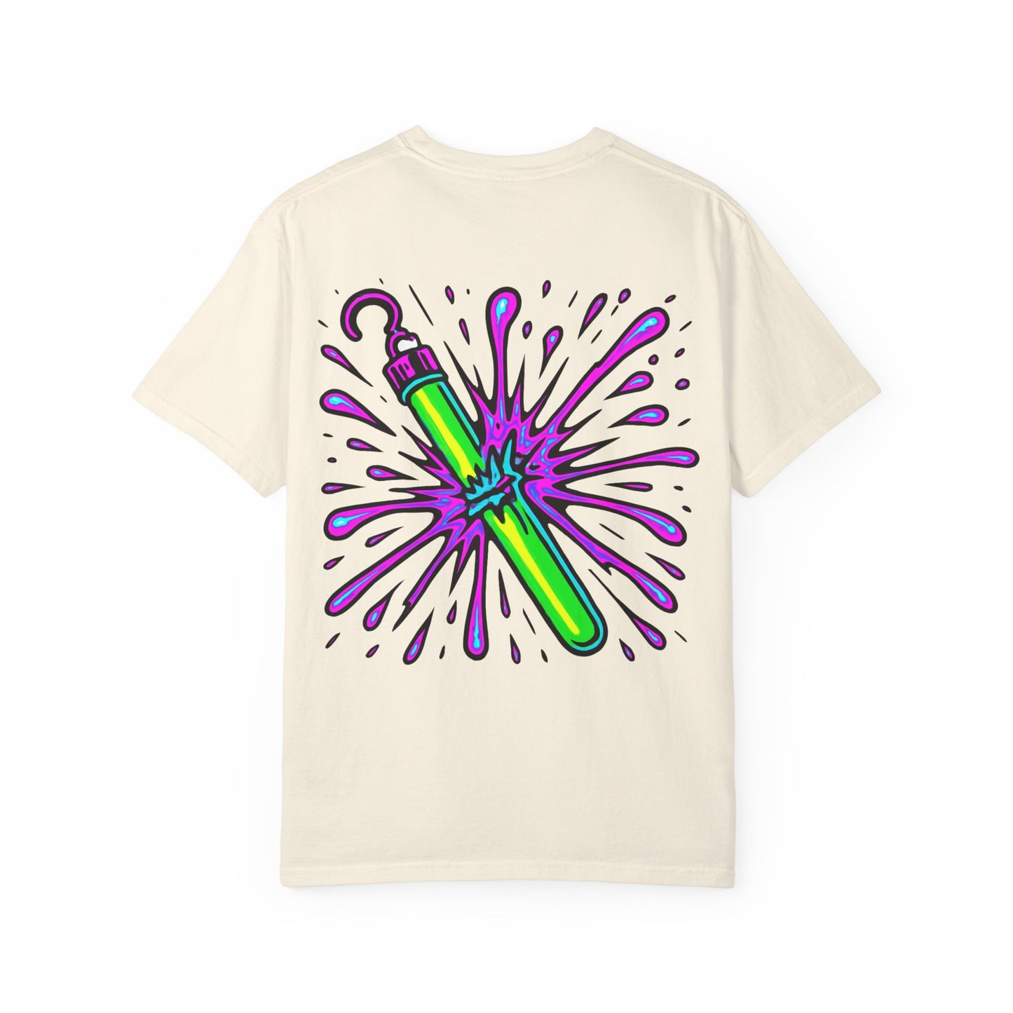 Glow Stick Humor T-shirt, Unisex Cotton Tee for Parties, Fun Gift, Festival Apparel, Glow Party T-shirt, Youth and Adults