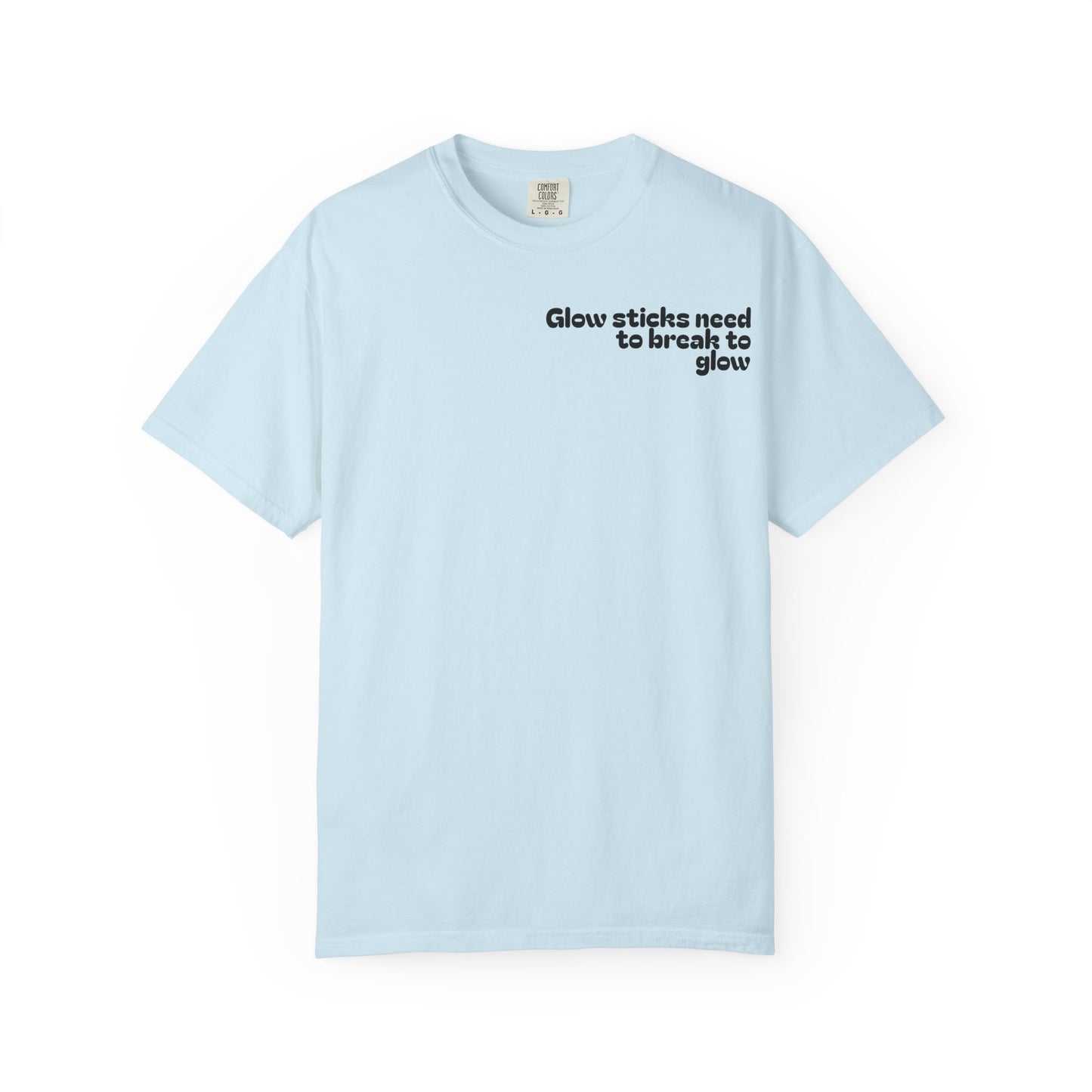 Glow Stick Humor T-shirt, Unisex Cotton Tee for Parties, Fun Gift, Festival Apparel, Glow Party T-shirt, Youth and Adults