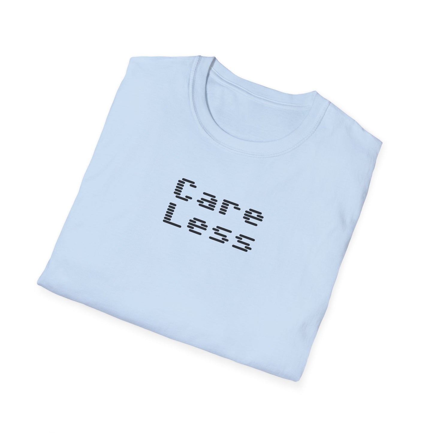 Cool Graphic T-Shirt - Care Less, Casual Wear, Street Style, Gift for Teens, Everyday Comfort, Music Lover Tee