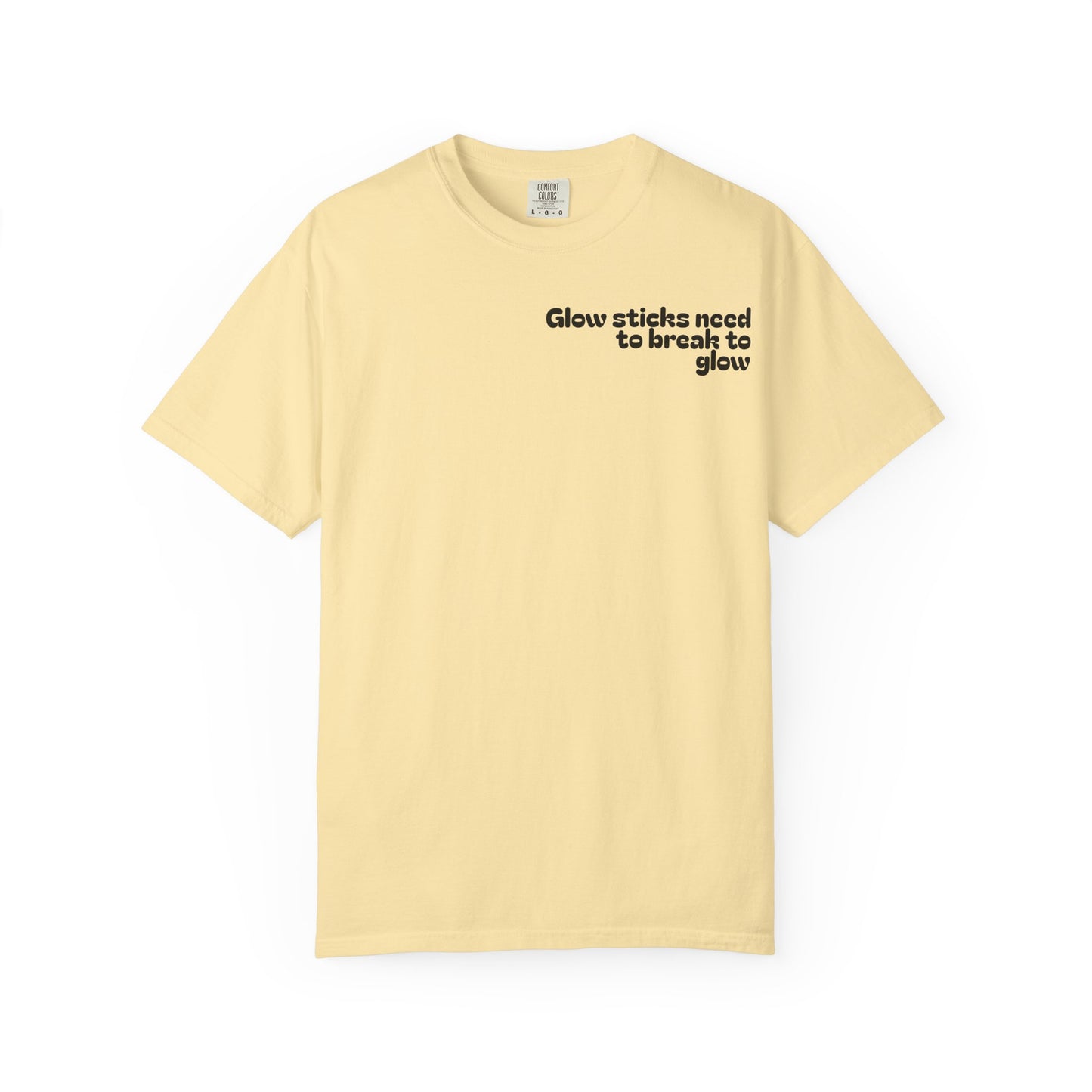 Glow Stick Humor T-shirt, Unisex Cotton Tee for Parties, Fun Gift, Festival Apparel, Glow Party T-shirt, Youth and Adults