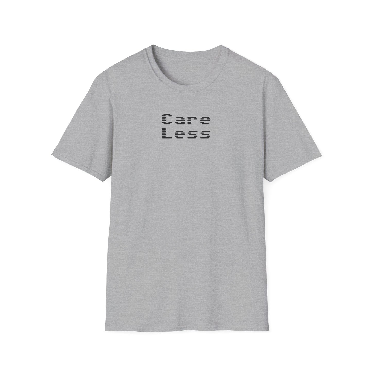 Cool Graphic T-Shirt - Care Less, Casual Wear, Street Style, Gift for Teens, Everyday Comfort, Music Lover Tee
