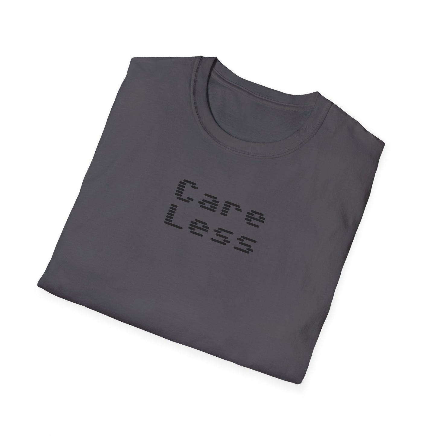Cool Graphic T-Shirt - Care Less, Casual Wear, Street Style, Gift for Teens, Everyday Comfort, Music Lover Tee
