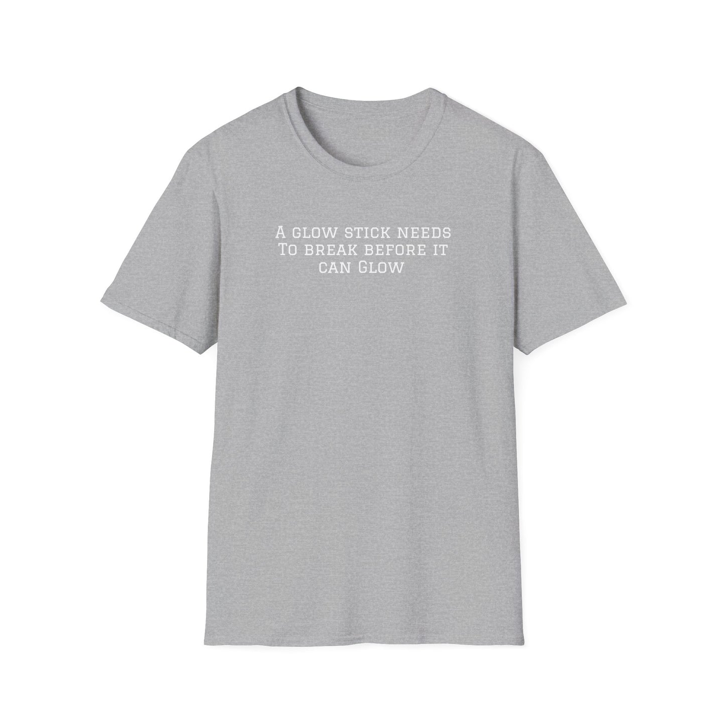 Vibrant Glowstick Graphic T-Shirt