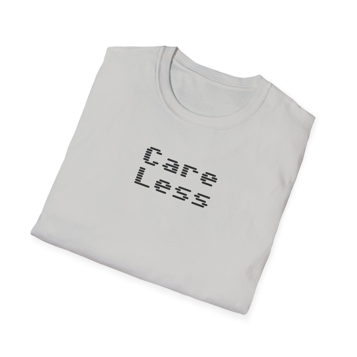 Cool Graphic T-Shirt - Care Less, Casual Wear, Street Style, Gift for Teens, Everyday Comfort, Music Lover Tee