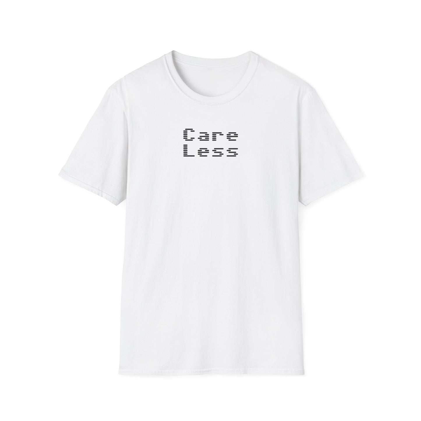 Cool Graphic T-Shirt - Care Less, Casual Wear, Street Style, Gift for Teens, Everyday Comfort, Music Lover Tee