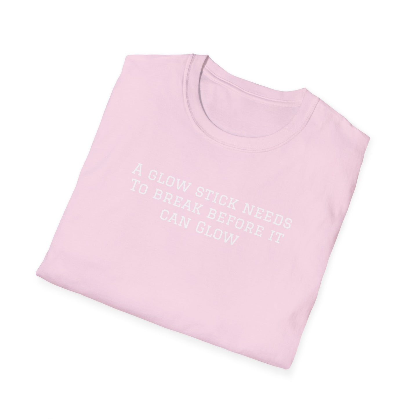 Vibrant Glowstick Graphic T-Shirt