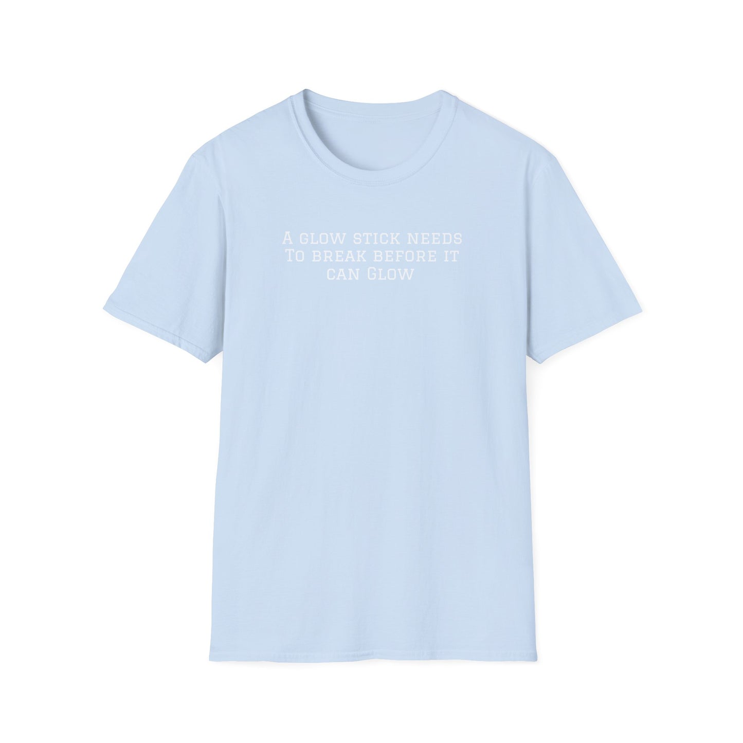 Vibrant Glowstick Graphic T-Shirt