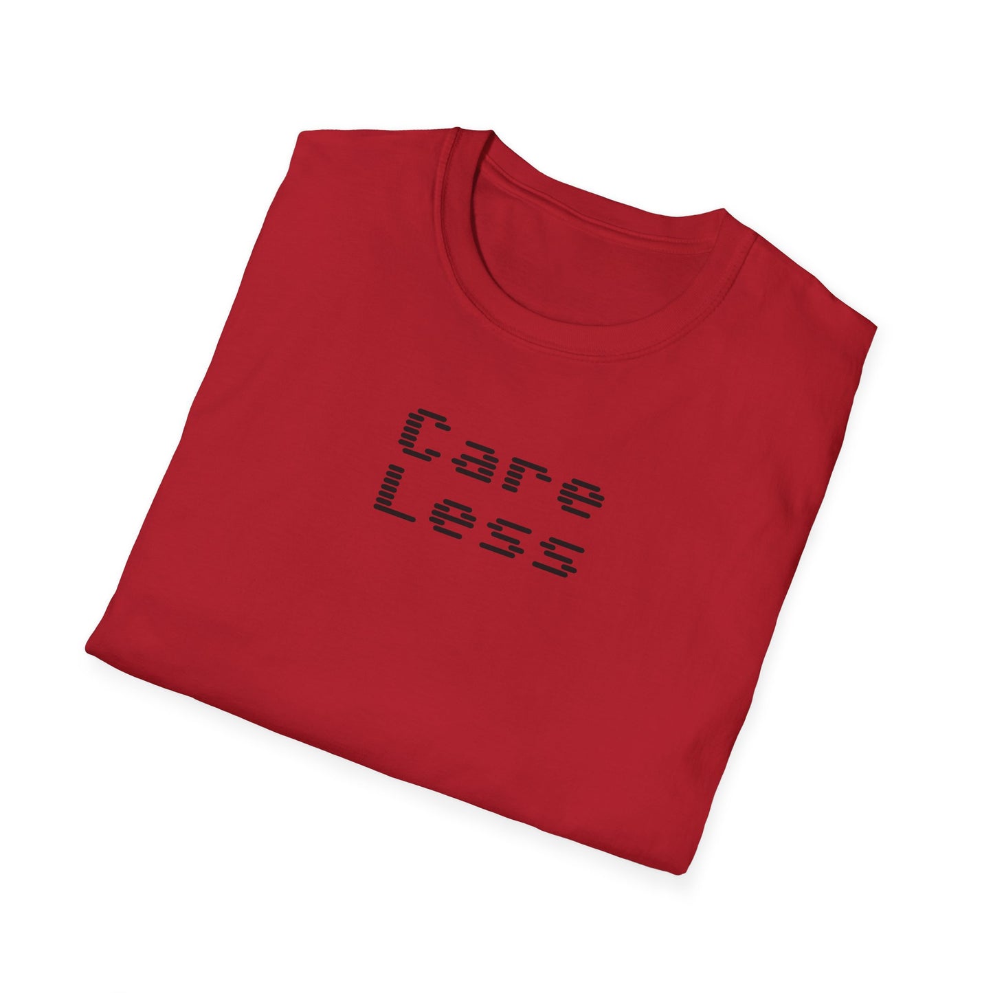 Cool Graphic T-Shirt - Care Less, Casual Wear, Street Style, Gift for Teens, Everyday Comfort, Music Lover Tee
