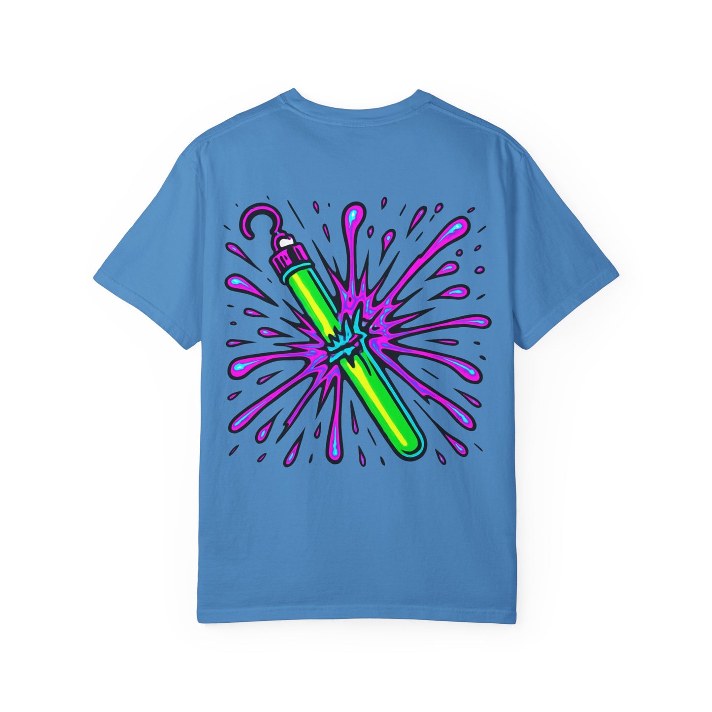 Glow Stick Humor T-shirt, Unisex Cotton Tee for Parties, Fun Gift, Festival Apparel, Glow Party T-shirt, Youth and Adults