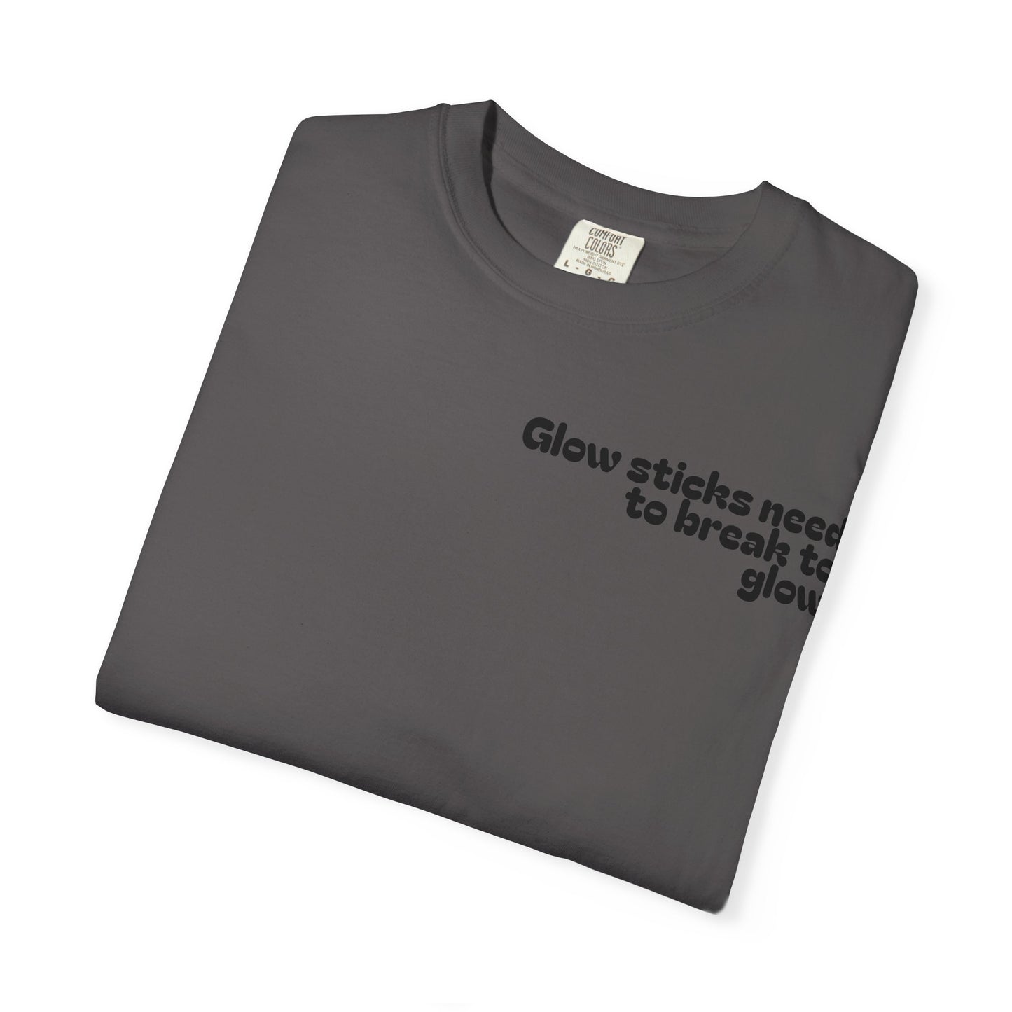 Glow Stick Humor T-shirt, Unisex Cotton Tee for Parties, Fun Gift, Festival Apparel, Glow Party T-shirt, Youth and Adults