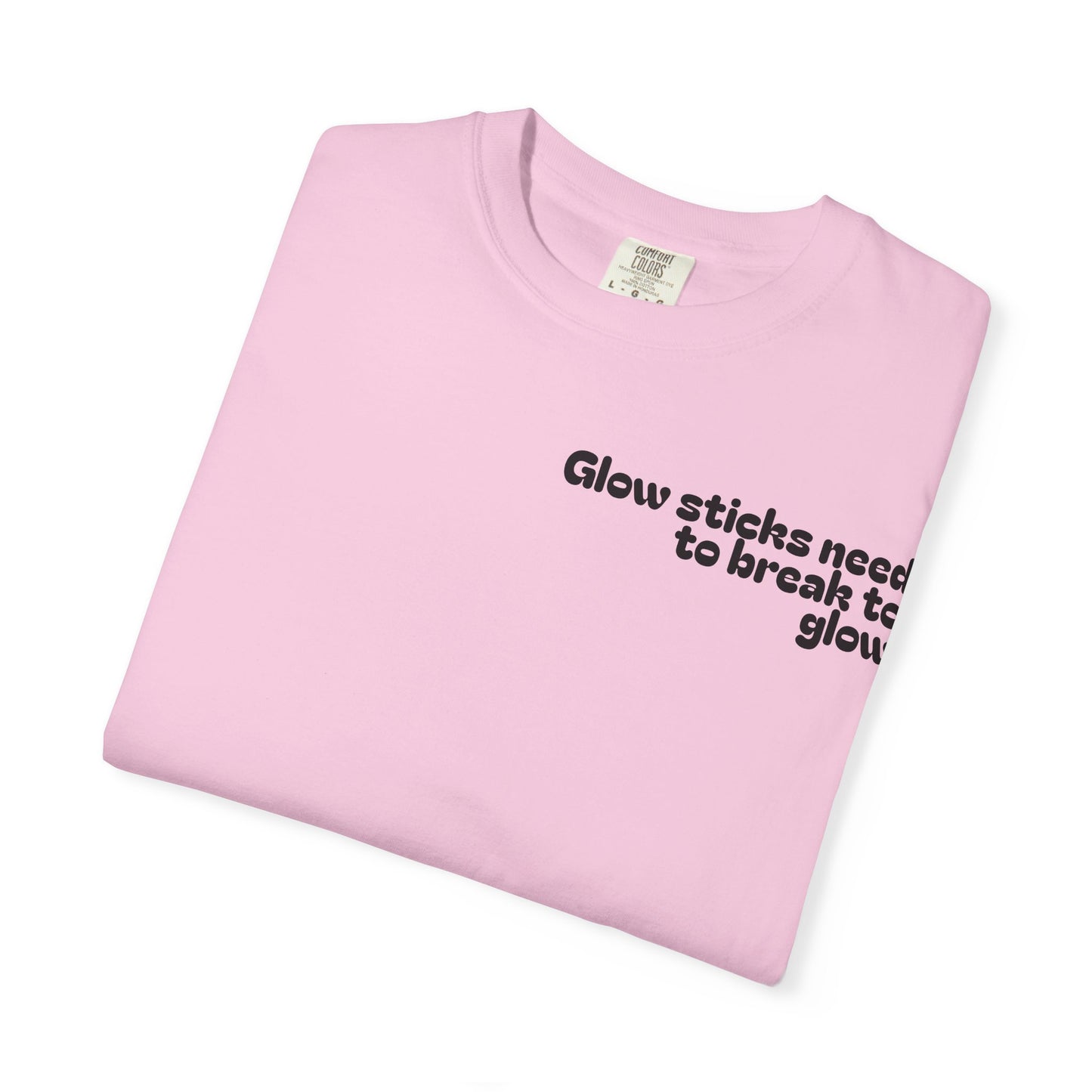Glow Stick Humor T-shirt, Unisex Cotton Tee for Parties, Fun Gift, Festival Apparel, Glow Party T-shirt, Youth and Adults