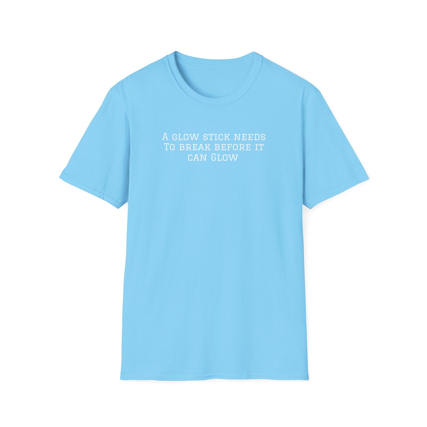 Vibrant Glowstick Graphic T-Shirt