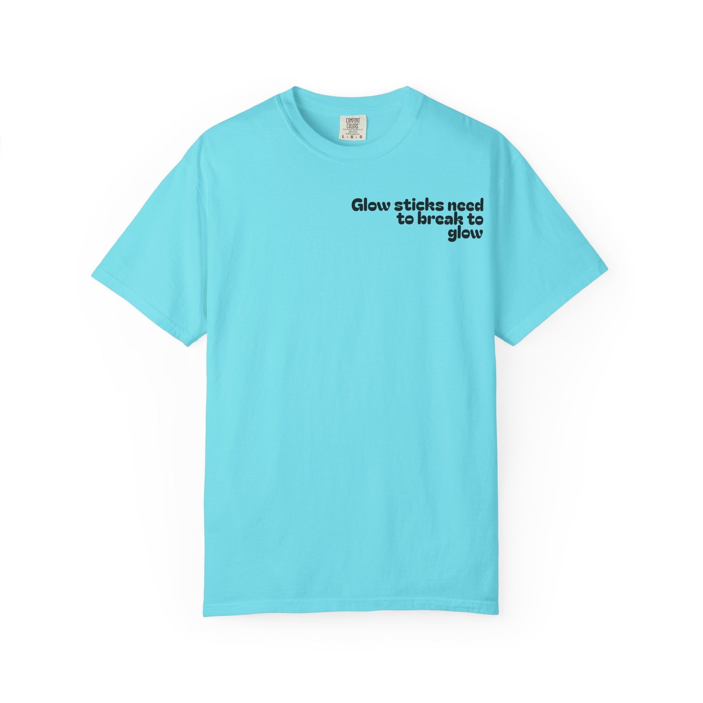 Glow Stick Humor T-shirt, Unisex Cotton Tee for Parties, Fun Gift, Festival Apparel, Glow Party T-shirt, Youth and Adults