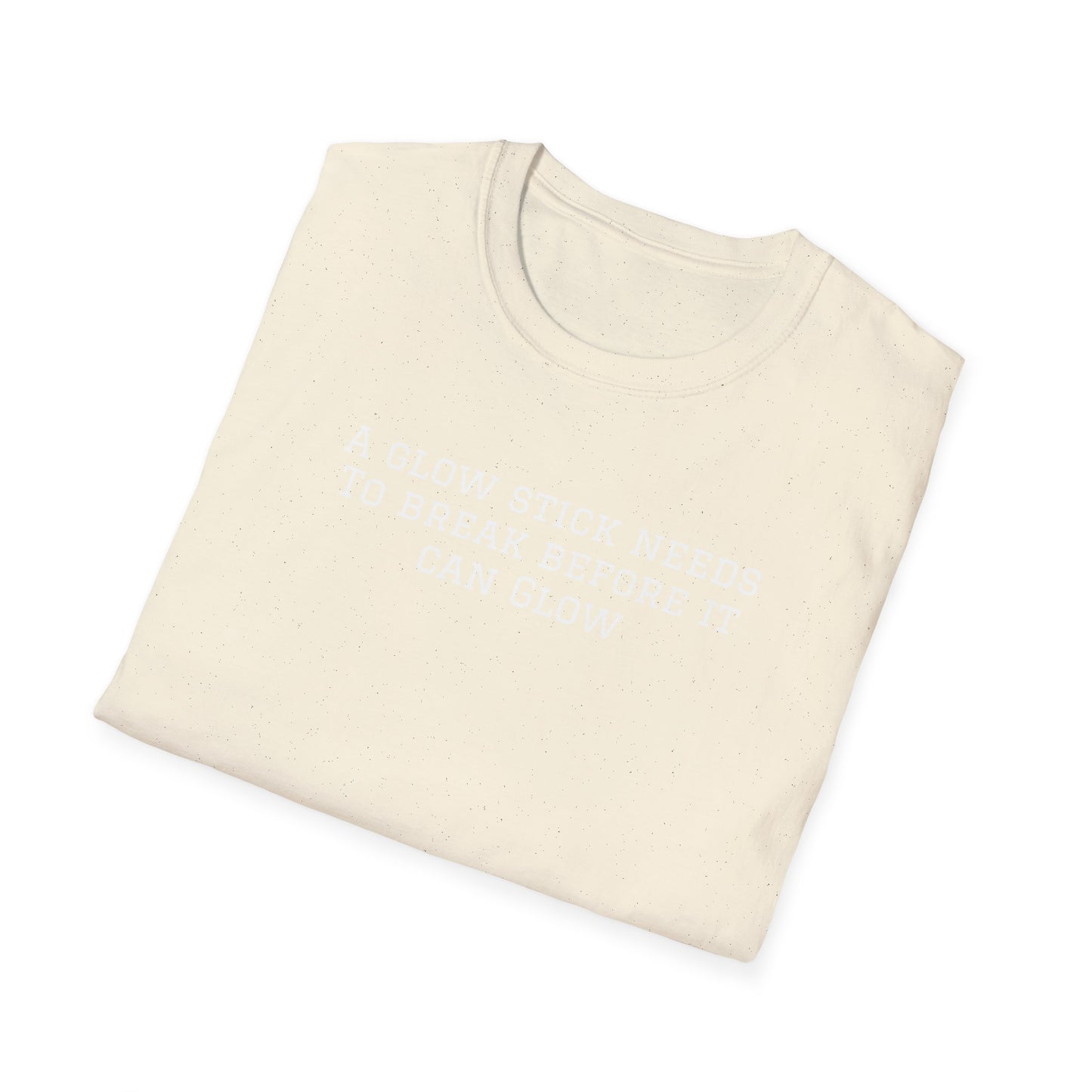 Vibrant Glowstick Graphic T-Shirt