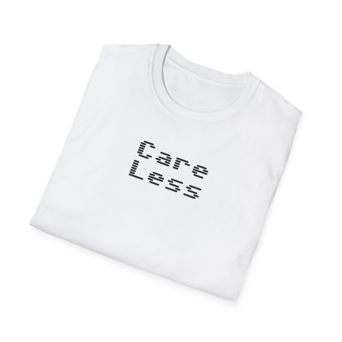 Cool Graphic T-Shirt - Care Less, Casual Wear, Street Style, Gift for Teens, Everyday Comfort, Music Lover Tee