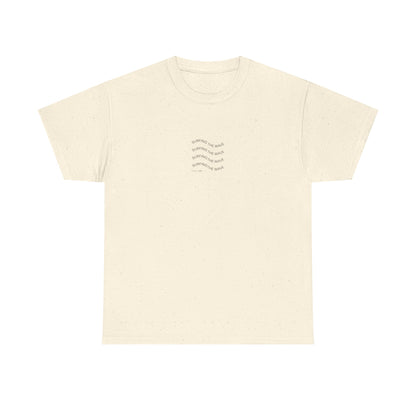Minimal Wave Tee — Subtle Nautical Line Art T-Shirt
