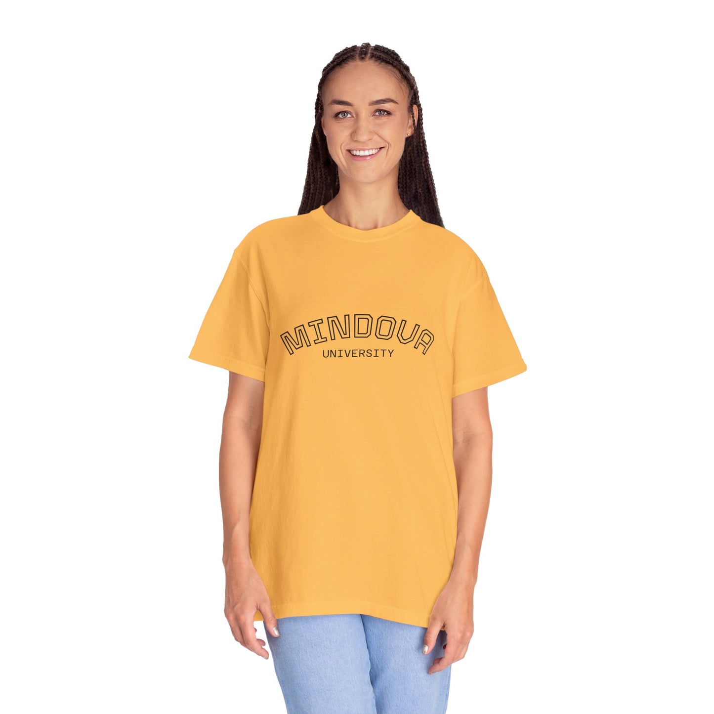 Mindoura University T‑Shirt — Classic Collegiate Tee