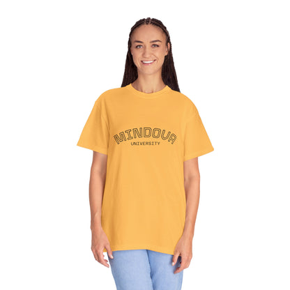 Mindoura University T‑Shirt — Classic Collegiate Tee
