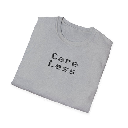 Cool Graphic T-Shirt - Care Less, Casual Wear, Street Style, Gift for Teens, Everyday Comfort, Music Lover Tee
