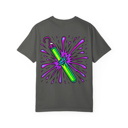 Glow Stick Humor T-shirt, Unisex Cotton Tee for Parties, Fun Gift, Festival Apparel, Glow Party T-shirt, Youth and Adults