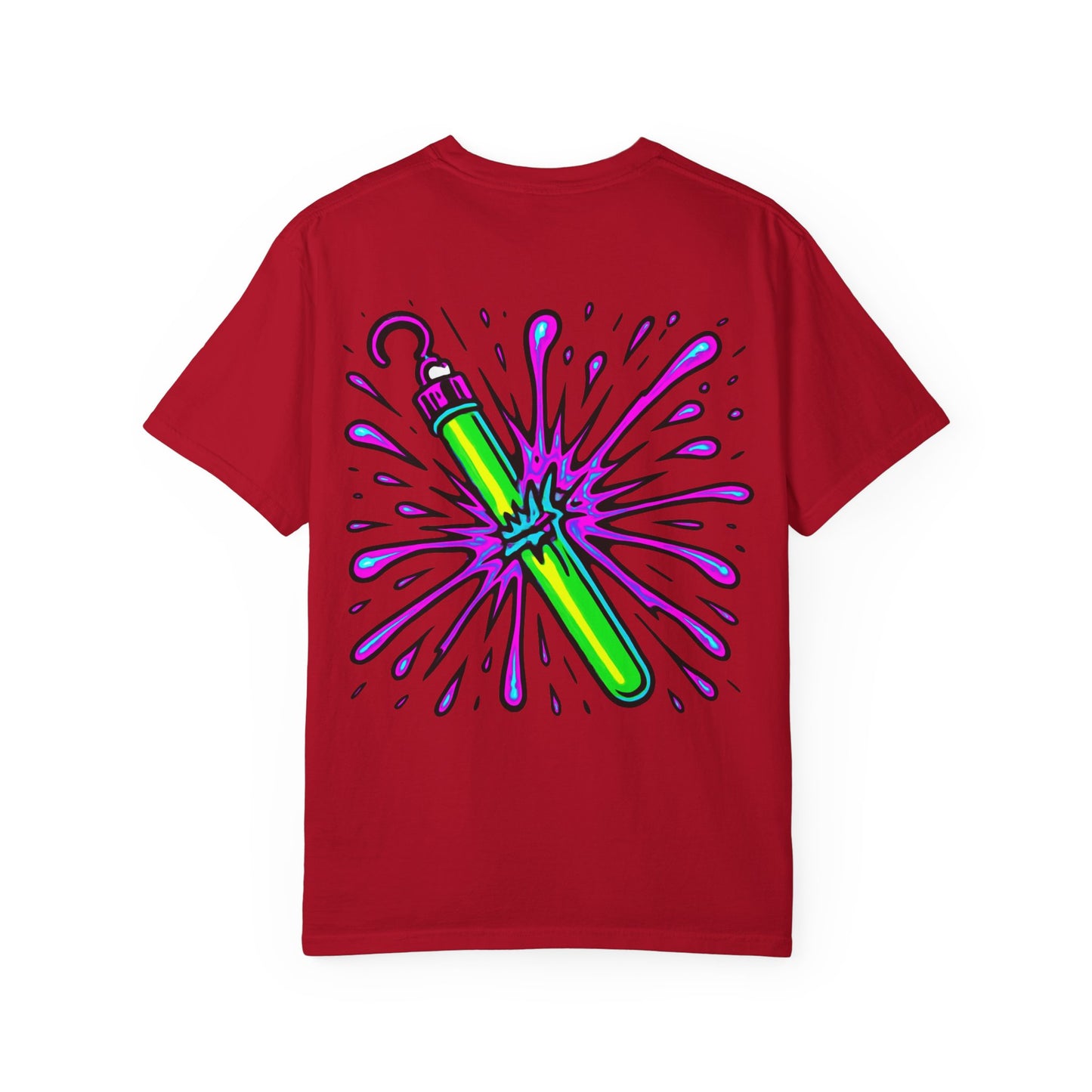 Glow Stick Humor T-shirt, Unisex Cotton Tee for Parties, Fun Gift, Festival Apparel, Glow Party T-shirt, Youth and Adults