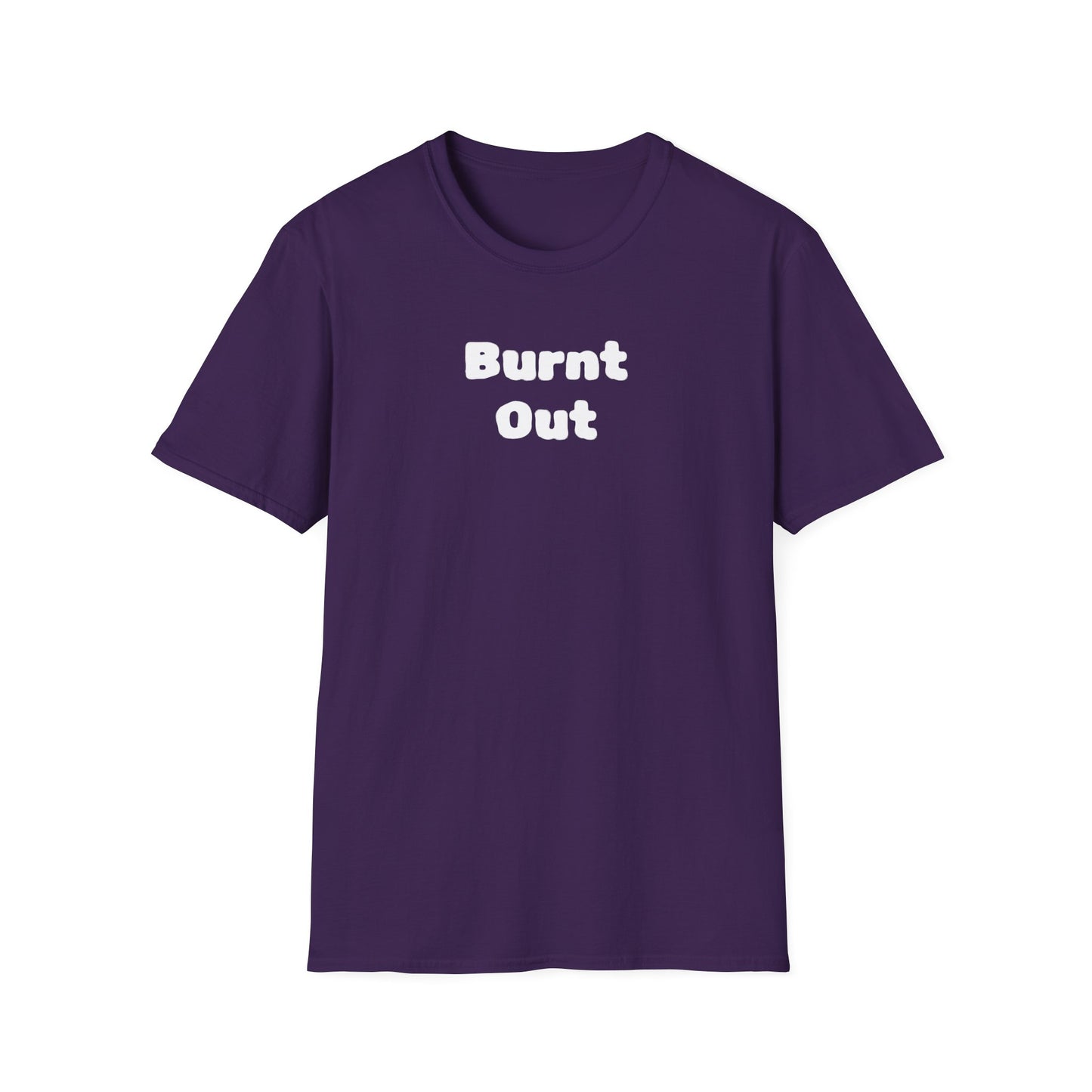 Burnt Out Unisex Softstyle T-Shirt | Casual Graphic Tee for Stress Relief, Perfect Gift for Friends, Relaxation Shirt, Brain Detox [...]