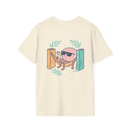 Burnt Out Unisex Softstyle T-Shirt | Casual Graphic Tee for Stress Relief, Perfect Gift for Friends, Relaxation Shirt, Brain Detox [...]
