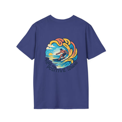 Surf the Positive Waves Unisex Softstyle T-Shirt