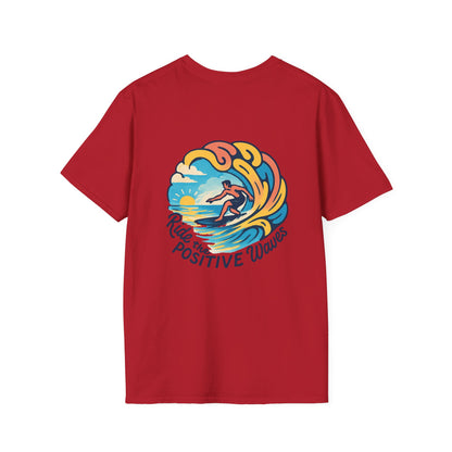 Surf the Positive Waves Unisex Softstyle T-Shirt