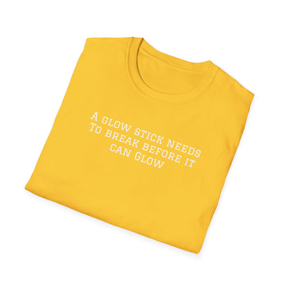 Vibrant Glowstick Graphic T-Shirt
