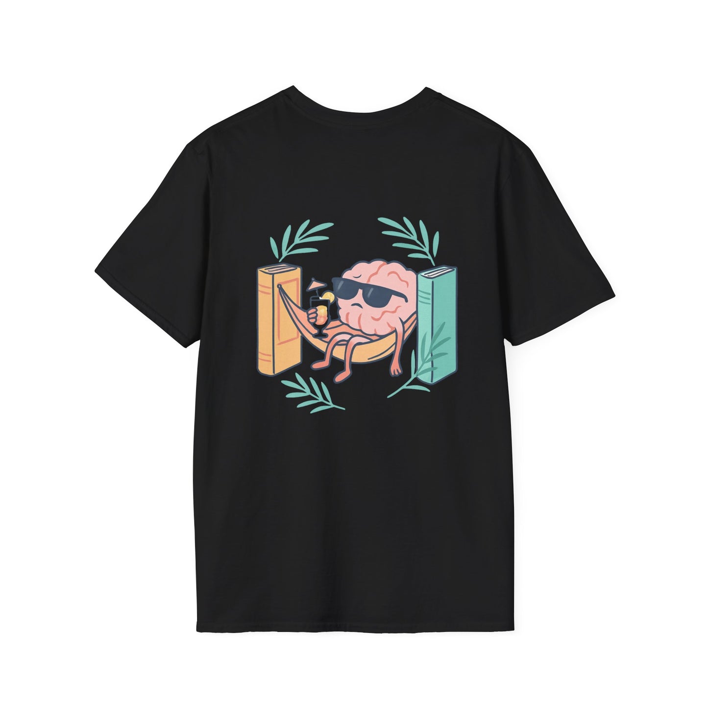 Burnt Out Unisex Softstyle T-Shirt | Casual Graphic Tee for Stress Relief, Perfect Gift for Friends, Relaxation Shirt, Brain Detox [...]