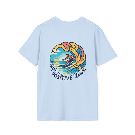 Surf the Positive Waves Unisex Softstyle T-Shirt