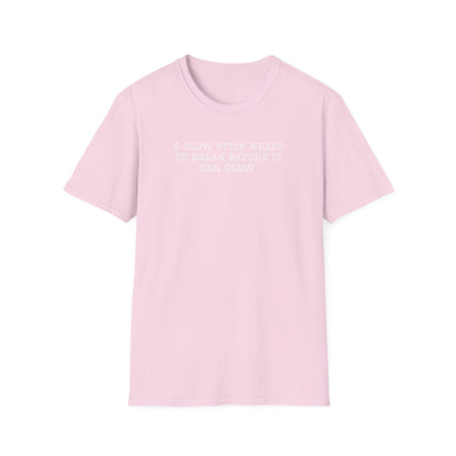 Vibrant Glowstick Graphic T-Shirt