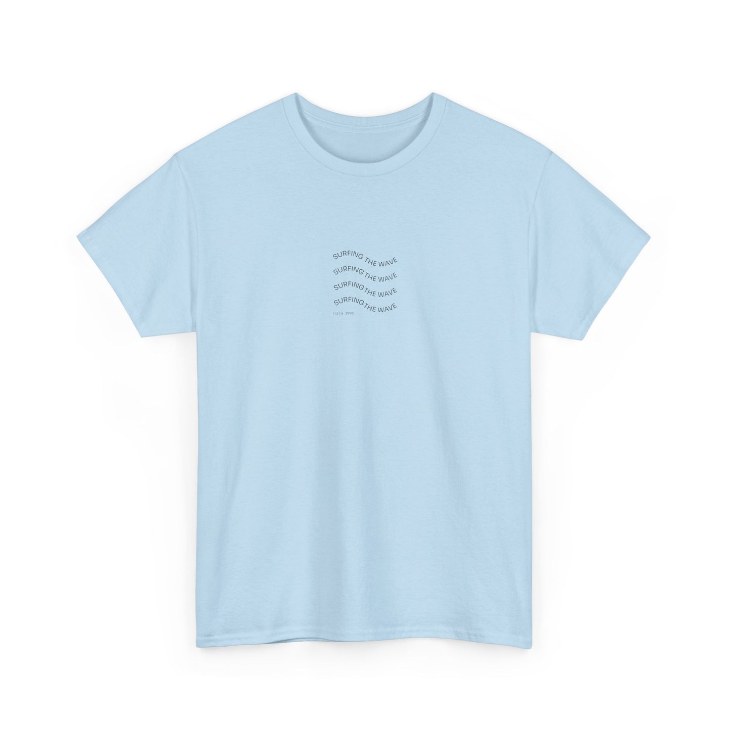 Minimal Wave Tee — Subtle Nautical Line Art T-Shirt