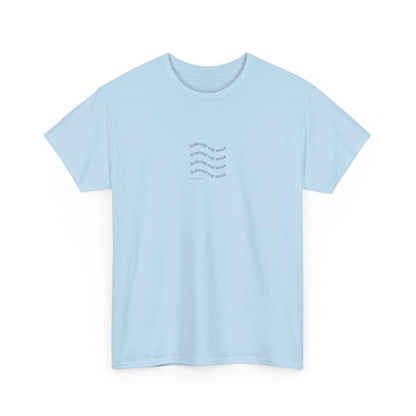 Minimal Wave Tee — Subtle Nautical Line Art T-Shirt