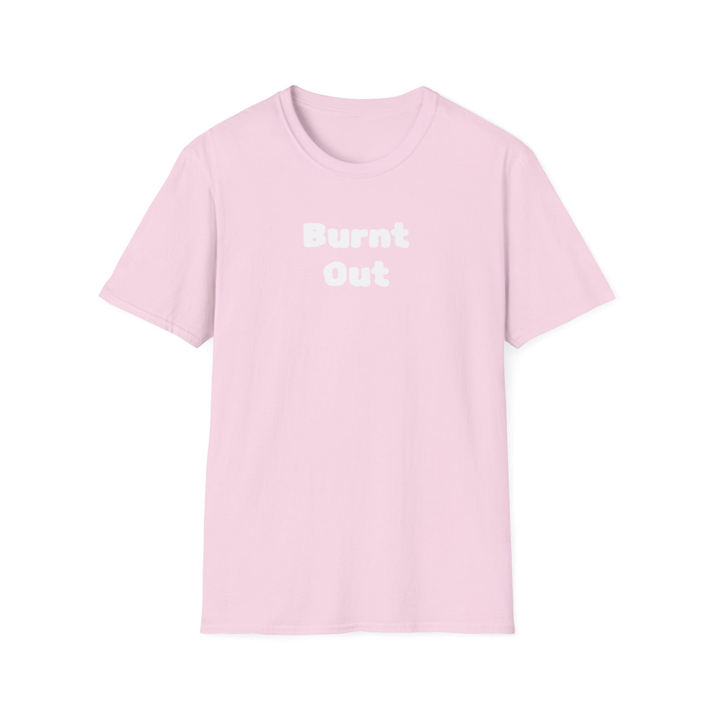 Burnt Out Unisex Softstyle T-Shirt | Casual Graphic Tee for Stress Relief, Perfect Gift for Friends, Relaxation Shirt, Brain Detox [...]